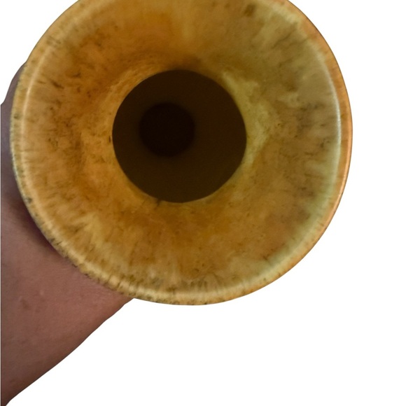 Vintage Royal Haeger USA Pottery Vase – Golden Yellow – 12” Tall - Picture 7 of 10